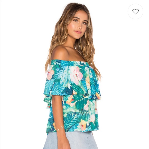 Show Me Your MuMu Bungalow Off Shoulder Top - Picture 4 of 6